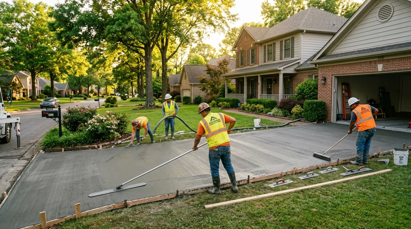 Concrete driveway and patio installation — Concrete Schertz TX